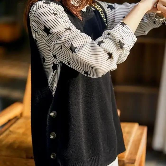 Pullover avec Glace pour Femme