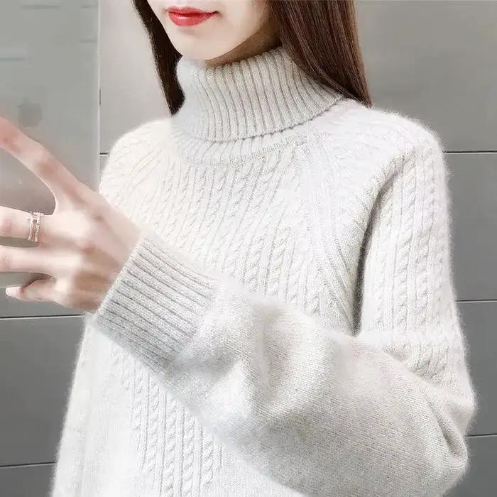 Pull en laine pure pour femme