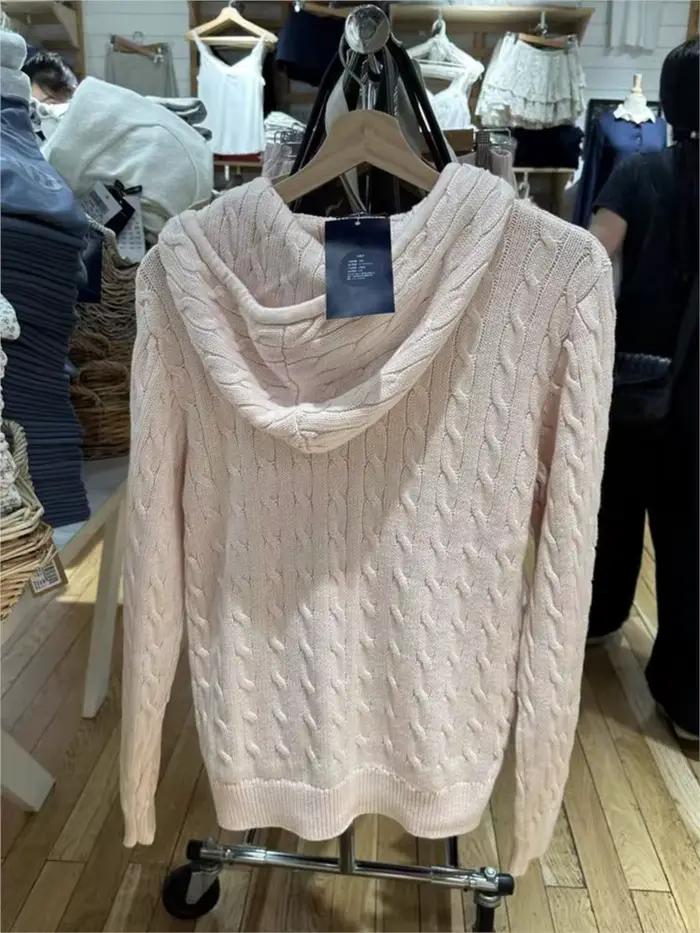 Pull cardigan à fleurs torsadées pour femmes