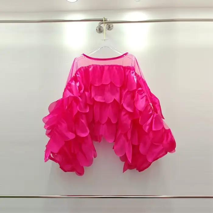 Vêtements coréens Chic en maille à volants pour femmes