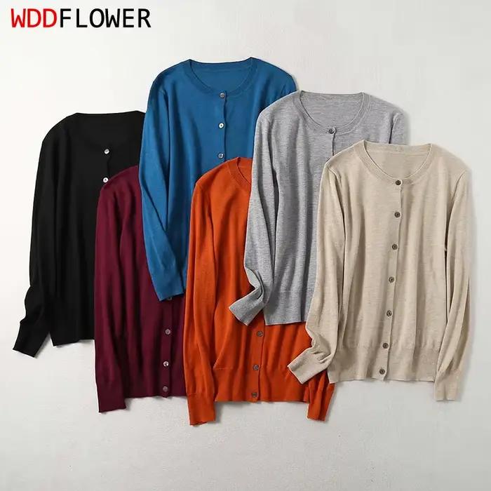 Pull cardigan en cachemire pour femme