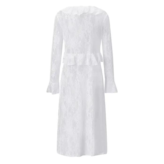 Cardigan long léger à nouer devant pour femme