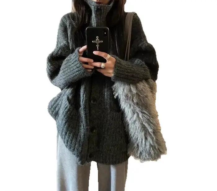 Pull à col haut pour femme