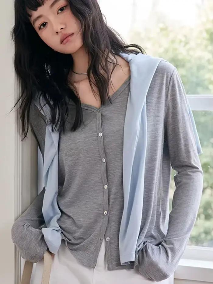 Aoaiiys Cardigan pour femme
