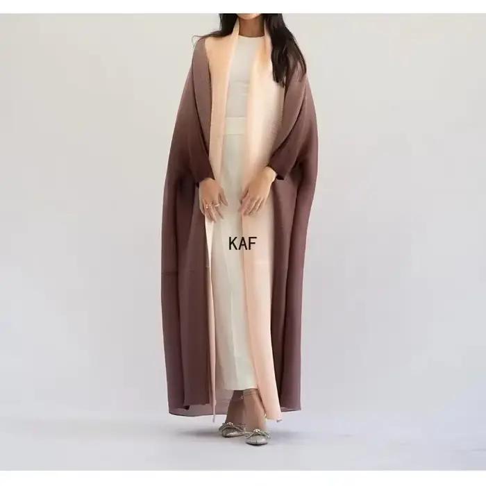 Pull en polyester plissé nickel élégant pour femme, tranchée x-longue, col chauve-souris, dentelle, automne hiver