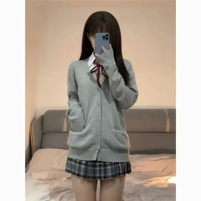 Cardigan en tricot à manches longues JK pour femme
