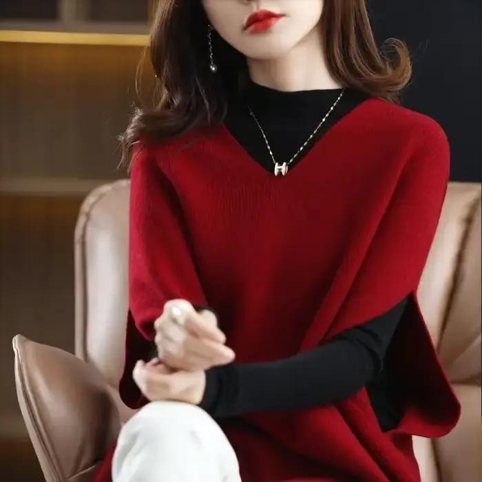 Gilet nouveau tricots automne hiver femme pull mode vêtements 2025 femmes tricoté gilet classique tendance hauts sans manches en