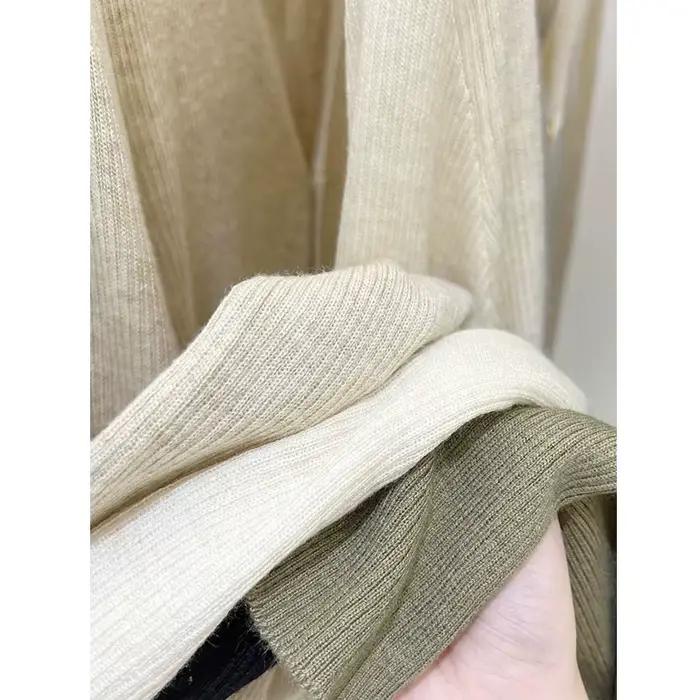 Cardigan en tricot à col en V