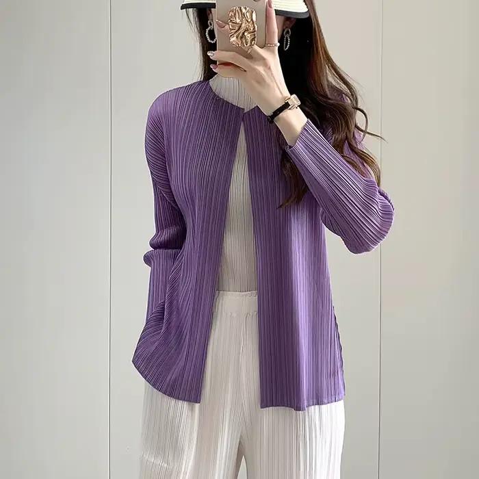 Nouveau Cardigan Miyake 2026 pour Femme