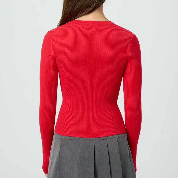 Cardigan côtelé pour femmes