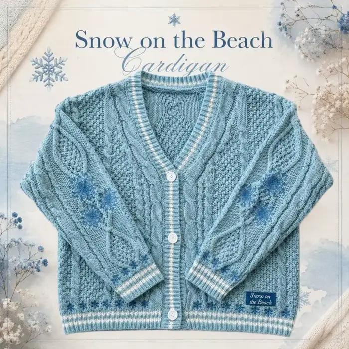 Cardigan Snow on The Beach pour femme
