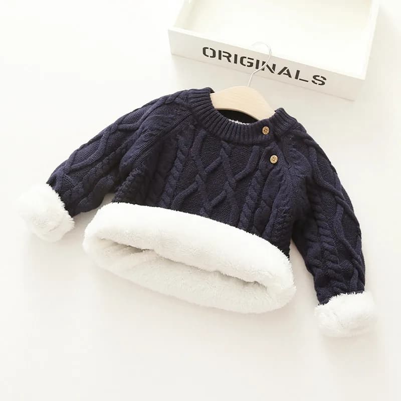 Automne hiver enfants bébé garçons filles chandails dessin animé laine pull enfant en bas âge enfant