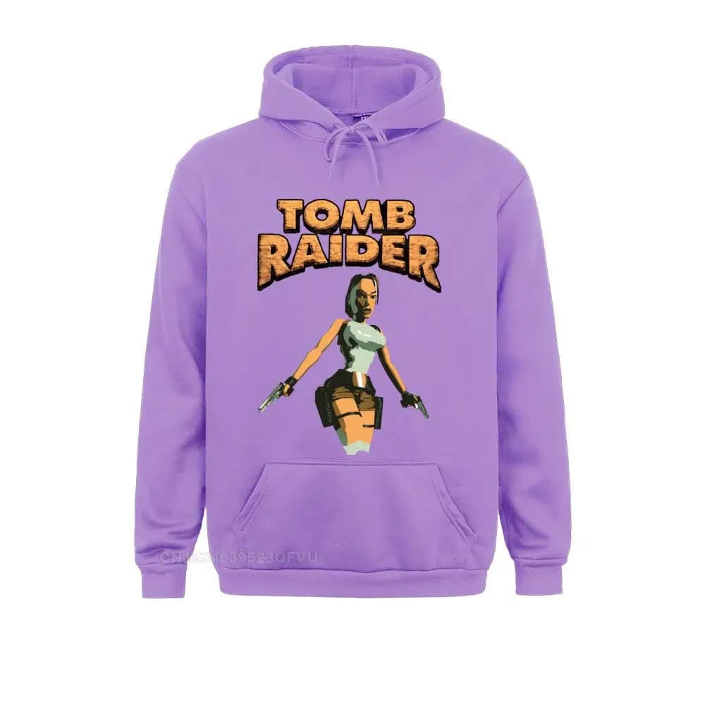Lara Croft Adventer jeu pull hommes coton drôle pull à capuche col rond t-shirts vêtements Unique ja