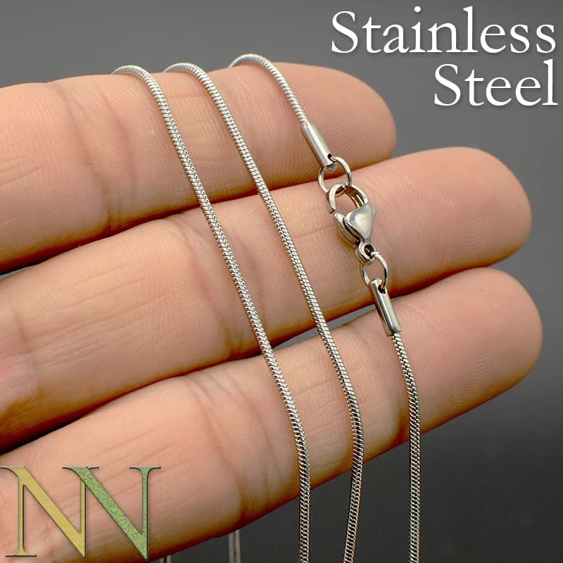 20 Pièces Chaîne Serpent en Acier Inoxydable Couleur Or Vente en Gros Collier Serpent pour Femmes Ho