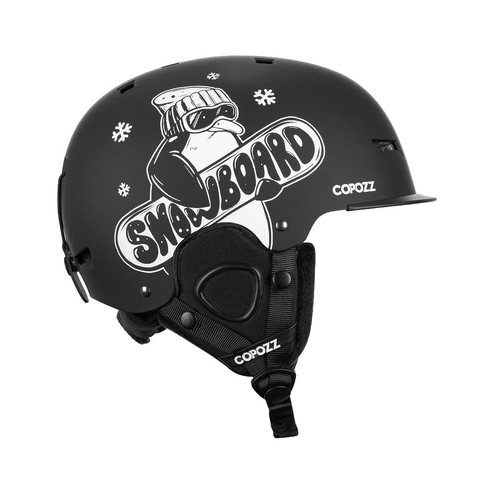 COPOZZ nouveau casque de Ski unisexe certificat casque de Ski Anti-impact semi-couvert pour adultes 