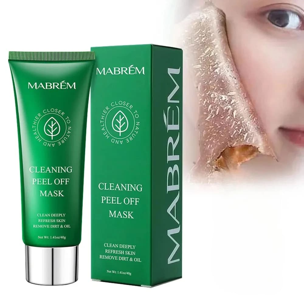 Masque Peel-Off Anti-Points Noirs, Contrôle du Sébum, Resserre les Pores, Améliore la Peau Rugueuse,