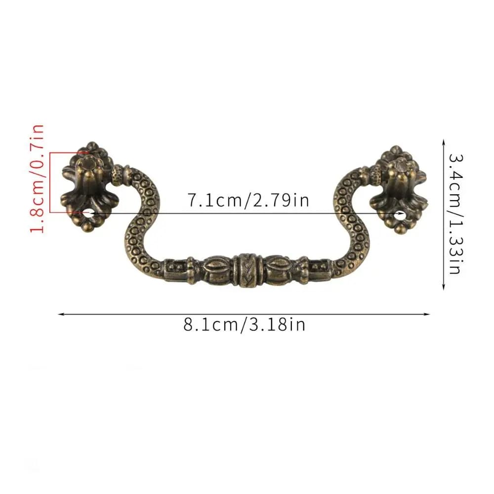 Fleurs 76mm/96mm/128mm mode créative bleu et blanc Antique tiroir boutons tirer poignées commode arm