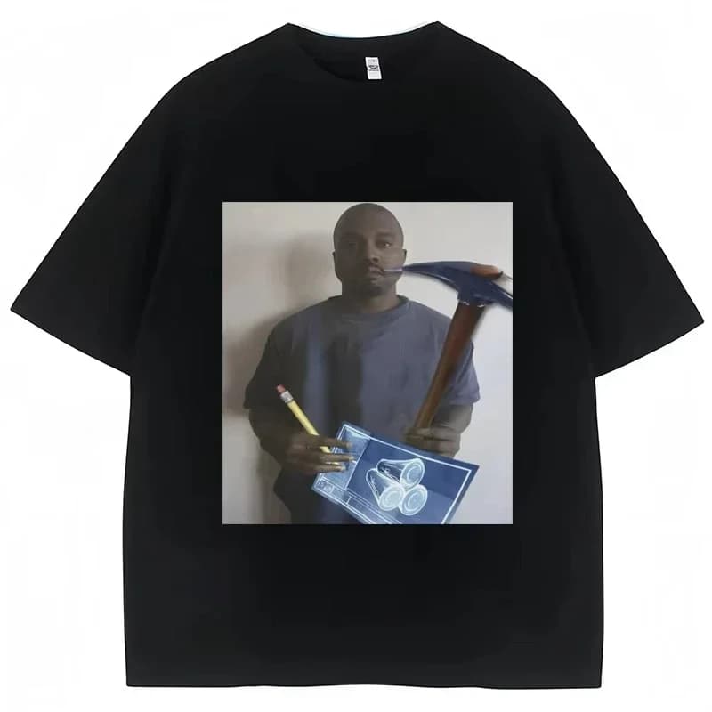 Drôle Kanye West Meme graphique T-shirt enfant jeu vidéo Humor T-shirt femmes été créativité t-shirt