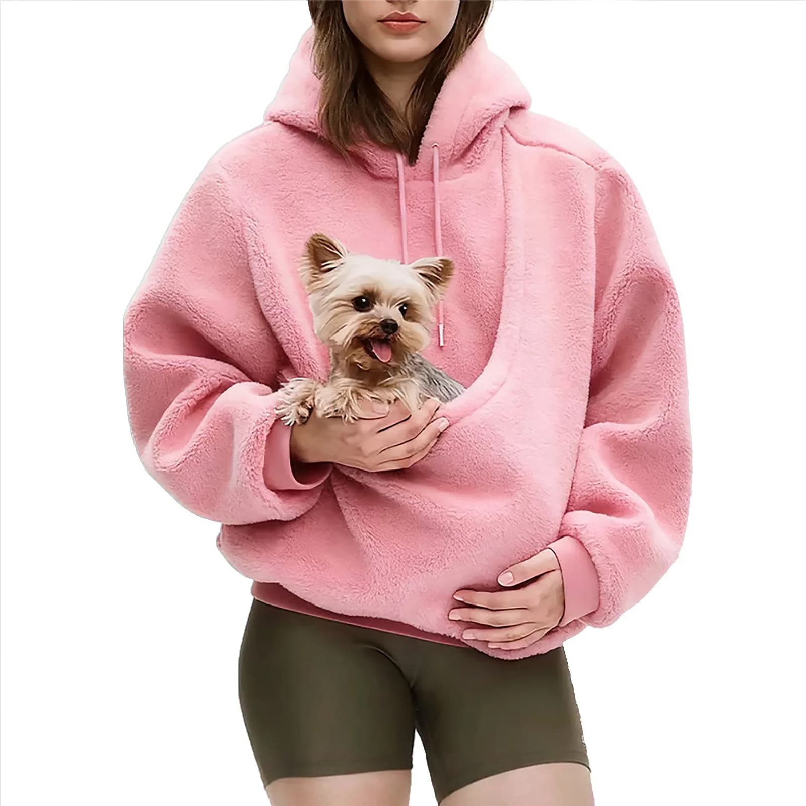 Sweat à capuche automne-hiver 2026 avec grande poche kangourou pour chien et animal de compagnie