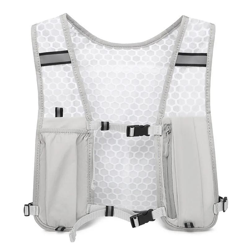 Gilet d'hydratation pour la course à pied pour femmes et hommes, résistant à l'eau, respirant, sac à