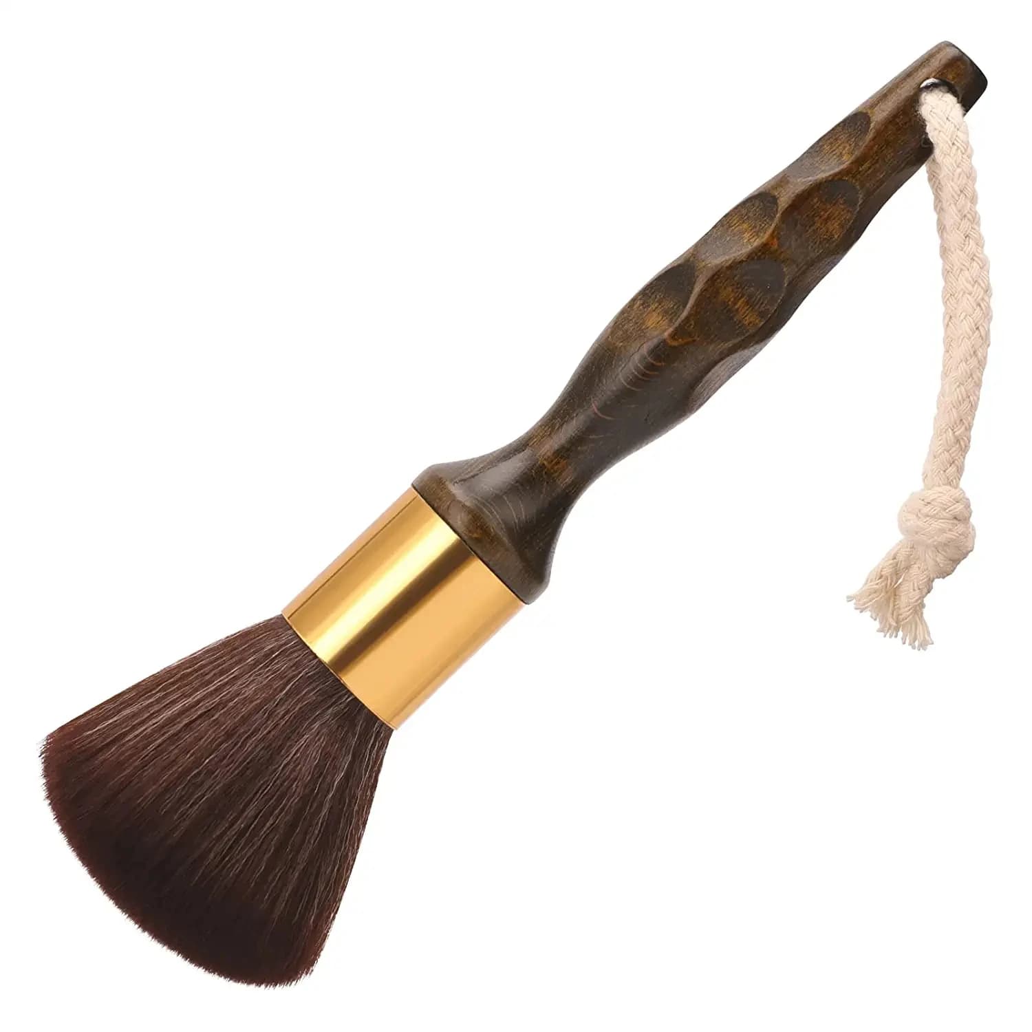 Brosse à poils en bois pour salon de coiffure, plumeau de cou, livres de rasage, balayage de stylist
