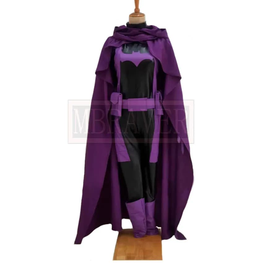 Uniforme de cosplay Smile Hero Chelsea ie Brown Spomicrophone Batgirl, costume de fête d'Halloween, 