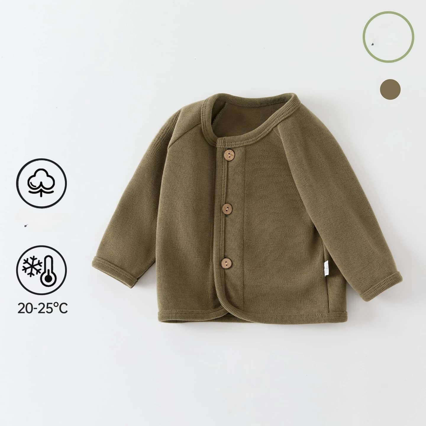 Cardigan pour bébéMèles ultra-doux de printemps et d'automne pour nourrissons et tout-petits – Chic 