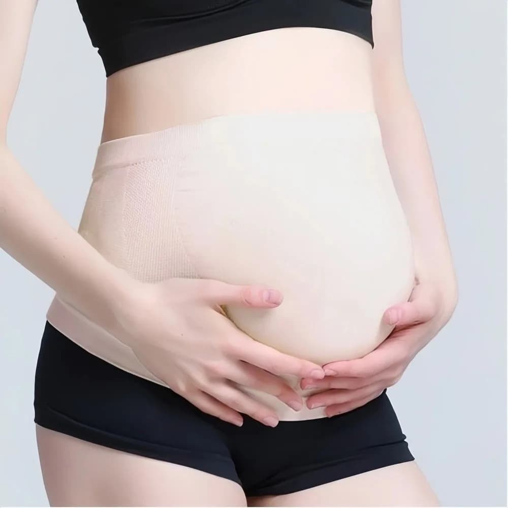 Ceinture de grossesse respirante pour femmes, ceinture élastique de réduction de la pression dorsale