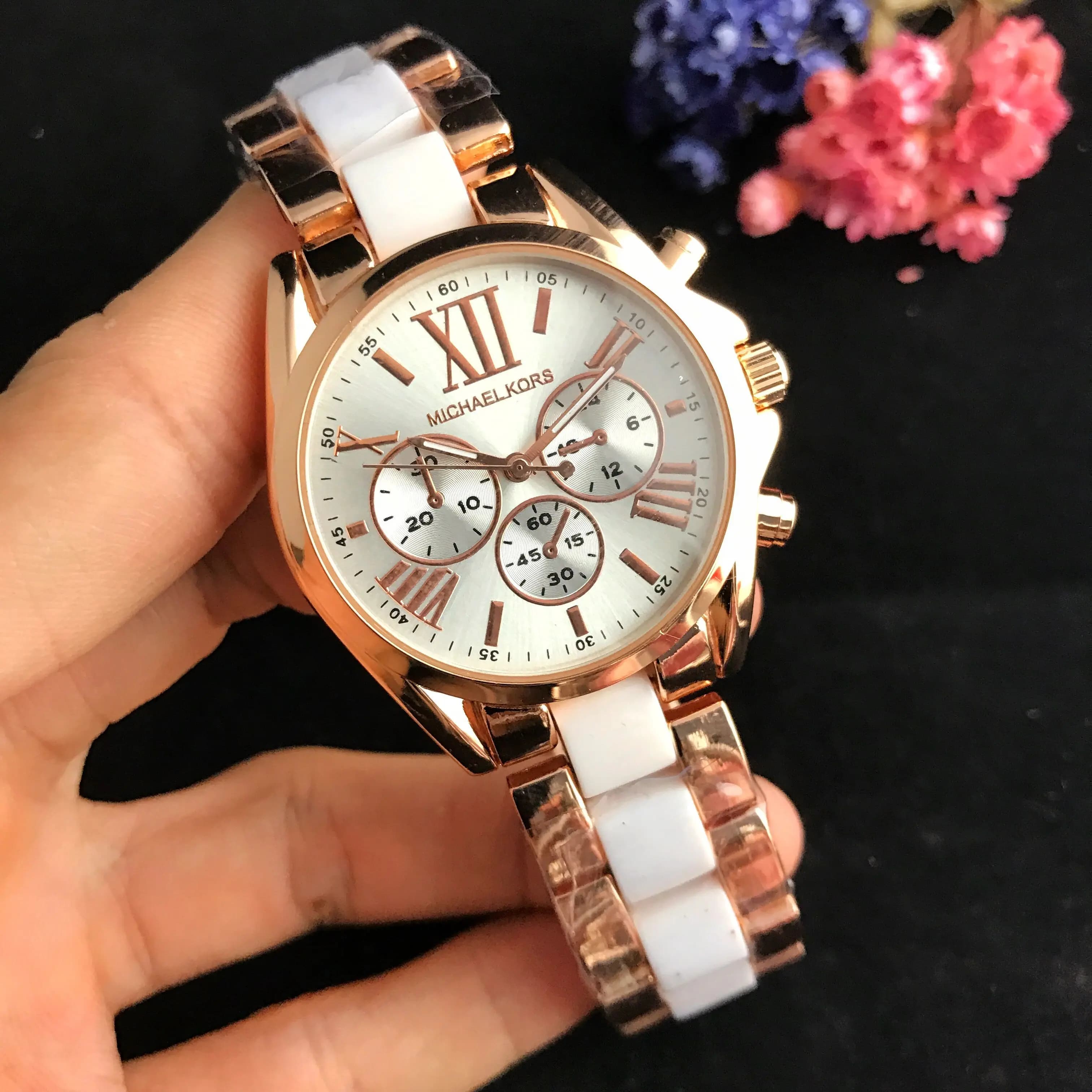 Montre de mode pour femme Michael Kors, style business, montre à quartz en alliage, design luxueux, 