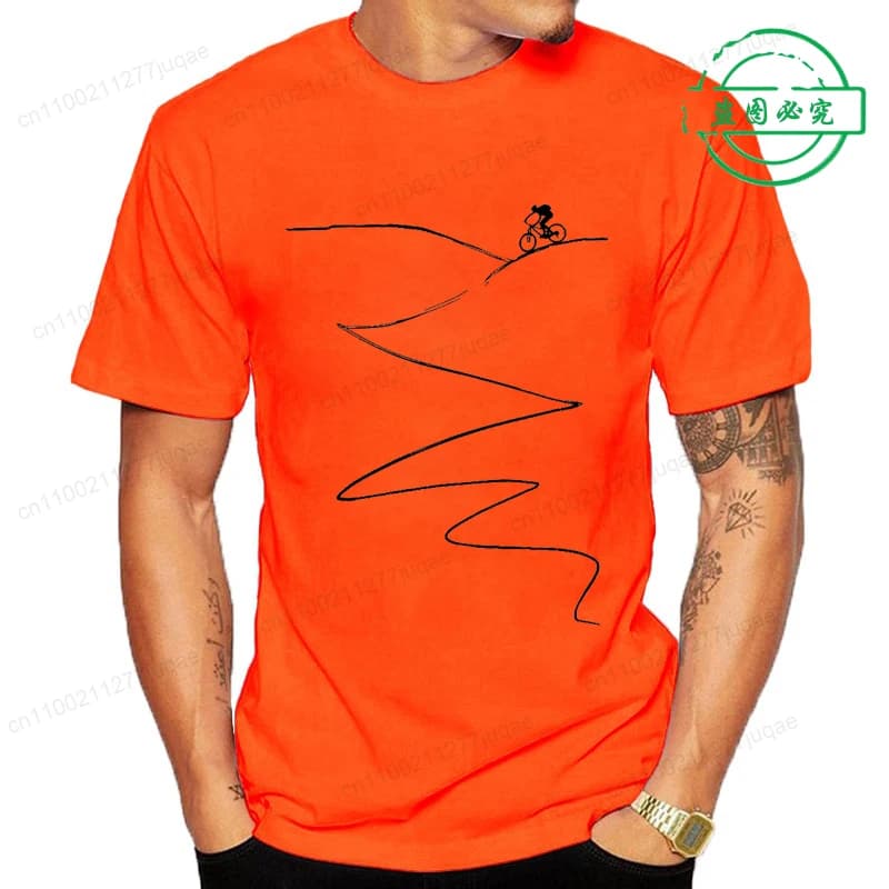 Cyclisme vélo VTT pour cyclistes T-Shirt pour hommes femmes à manches courtes drôle T-Shirt T-Shirt 
