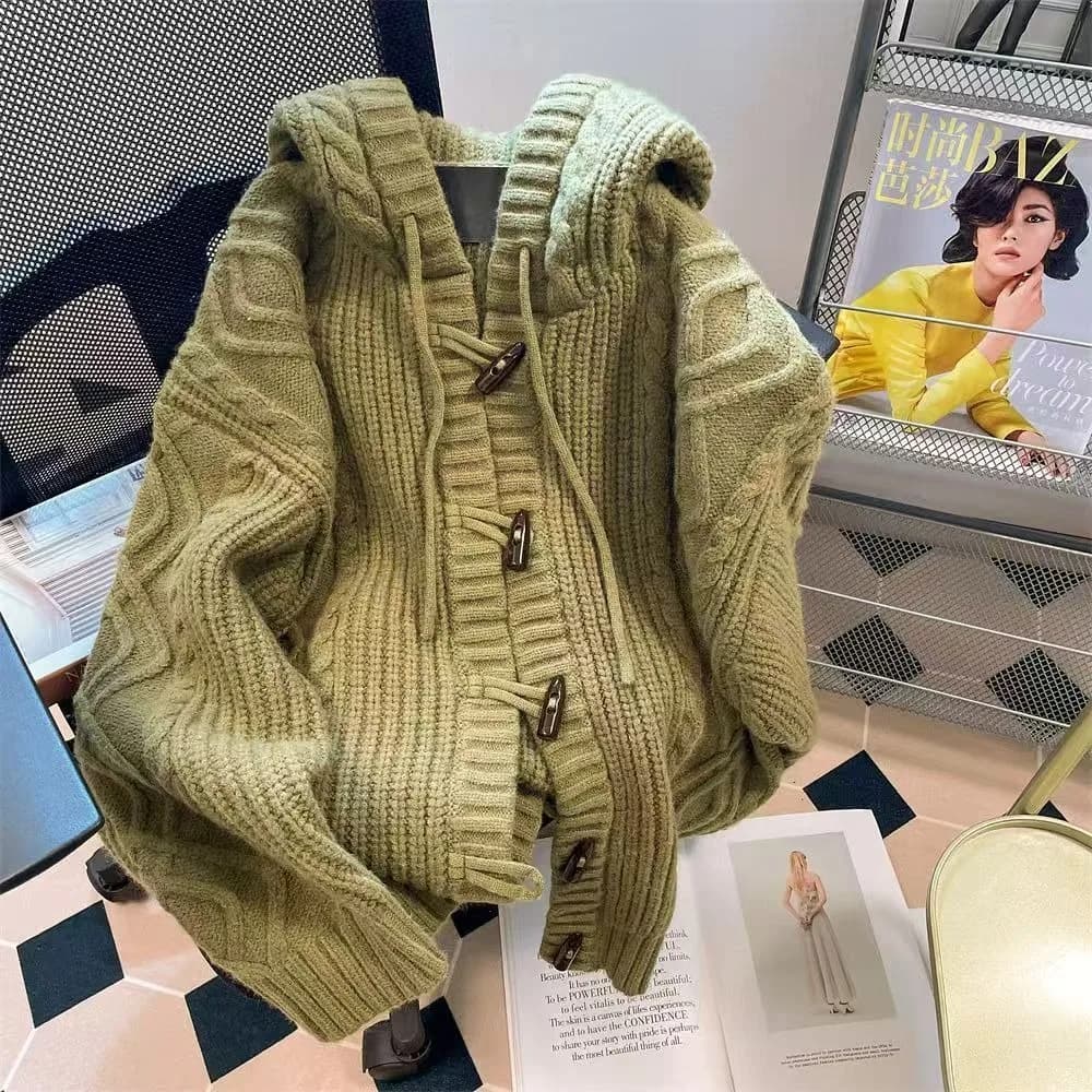 Cardigan pulls femmes essentiels sweats à capuche mode coréenne à manches longues hauts affaires ten