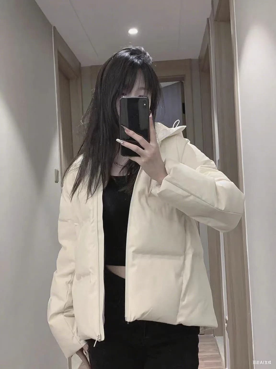 Veste bouffante en coton pour femme, manteau d'hiver chaud et coupe-vent à capuche, nouvelle collect