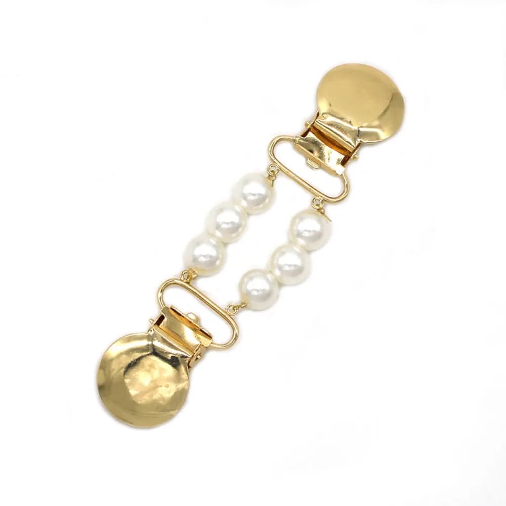 Perles pull Clips attaches perle broche Clips Cardigan châle robe chemises col dos Cinch Clips pour 