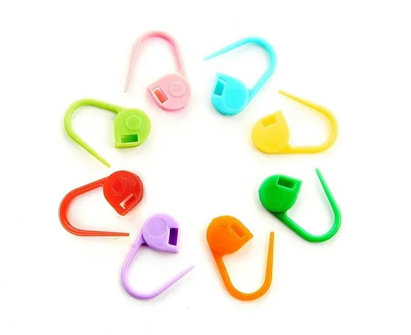 Marqueurs de points de tricot colorés – Petits marqueurs à broches pour pulls, chaussures et projets