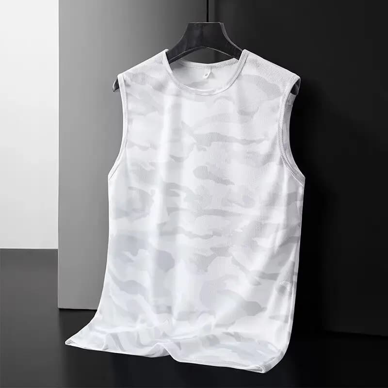 Gilet de camouflage pour hommes, vêtement de sport d'été, d'entraînement et de travail, sweat-shirt 