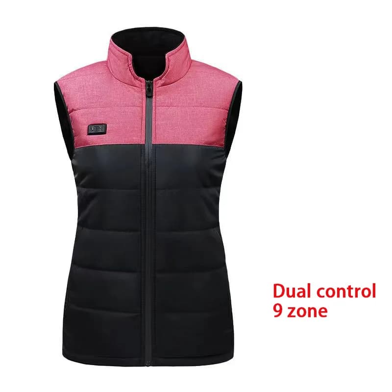 9 zones gilet chauffant veste intelligente USB chauffage électrique gilet chaud pour hommes femmes t