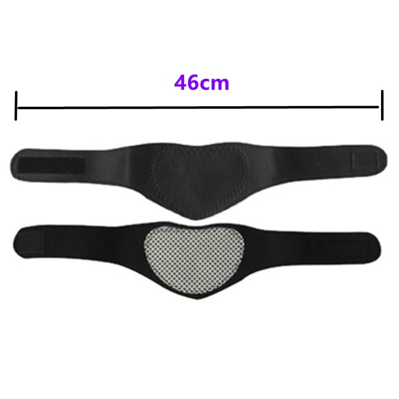 Ceinture de cou Tourmaline auto-chauffante, thérapie magnétique, ceinture enveloppante pour le cou, 