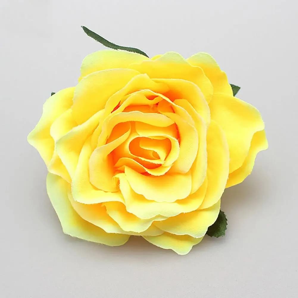 Pinces à cheveux fleur rose pour femmes et filles, cordon floral Él, épingle à cheveux faite à la ma
