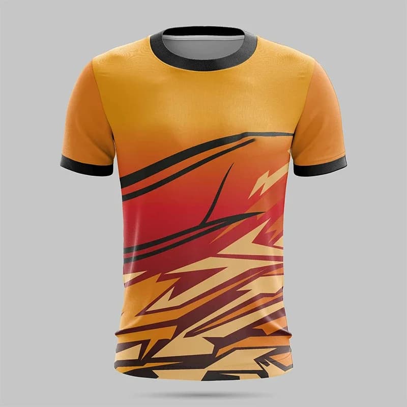 Nouvelle impression 3D offre spéciale t-shirts Jersey course en plein air sport respirant séchage ra
