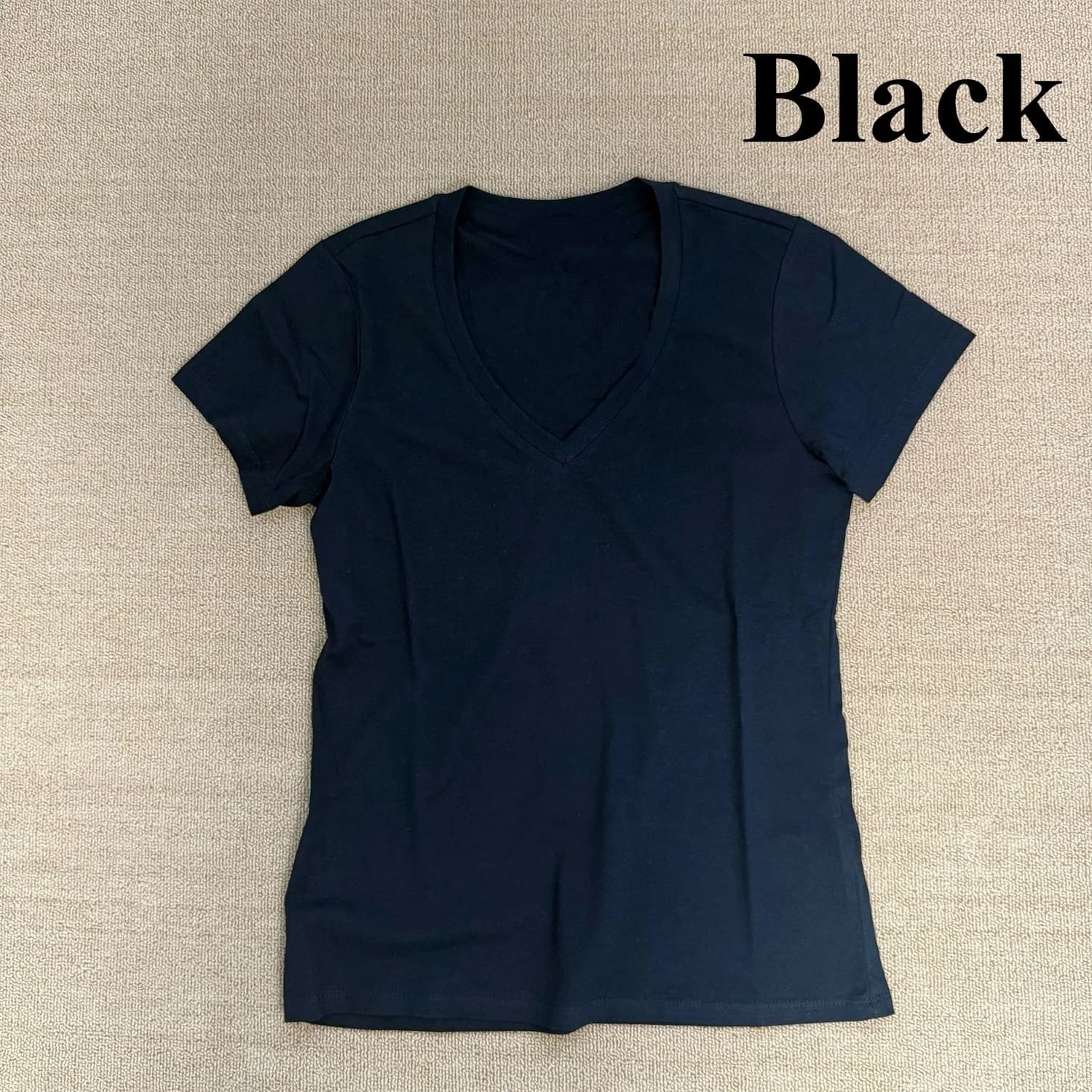 T-shirts pour femmes, vêtements féminins, col en V, manches courtes, polo pour femmes, matière en co