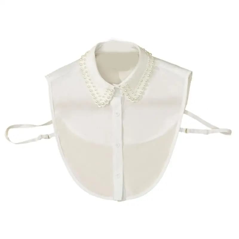 39BB – collier détachable élégant à Double rangée perles, conçu pour diverses occasions
