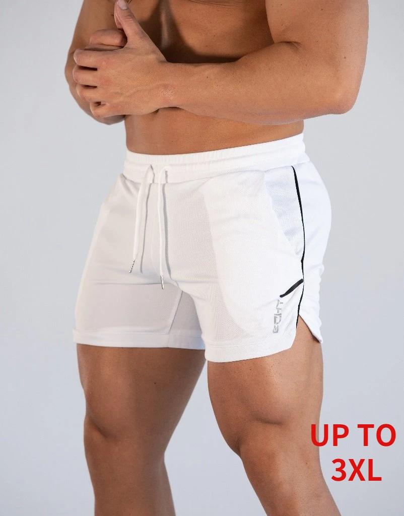 Zones Me-Shorts en maille respirante pour hommes, shorts de musculation, shorts de gym ajustés, shor