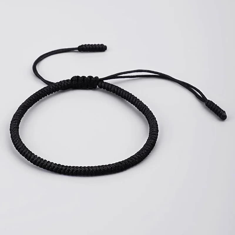Bracelet porte-bonheur bouddhiste fait à la main pour homme et femme, ULà nœuds, cadeau