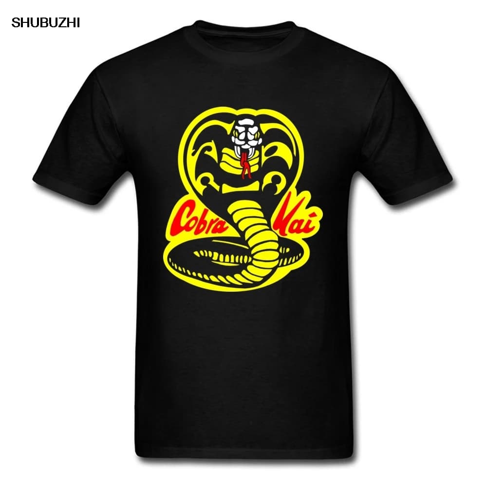 Thai vénitien serpent Cobra Kai T-Shirt pur coton col rond décontracté hauts et t-shirts drôle T-Shi