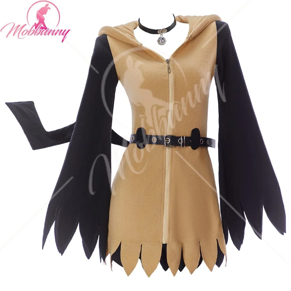 Robe de pyjama pour femme Mobbunny, inspirée de l'anime, avec capuche kawaii, vêtement d'intérieur, 