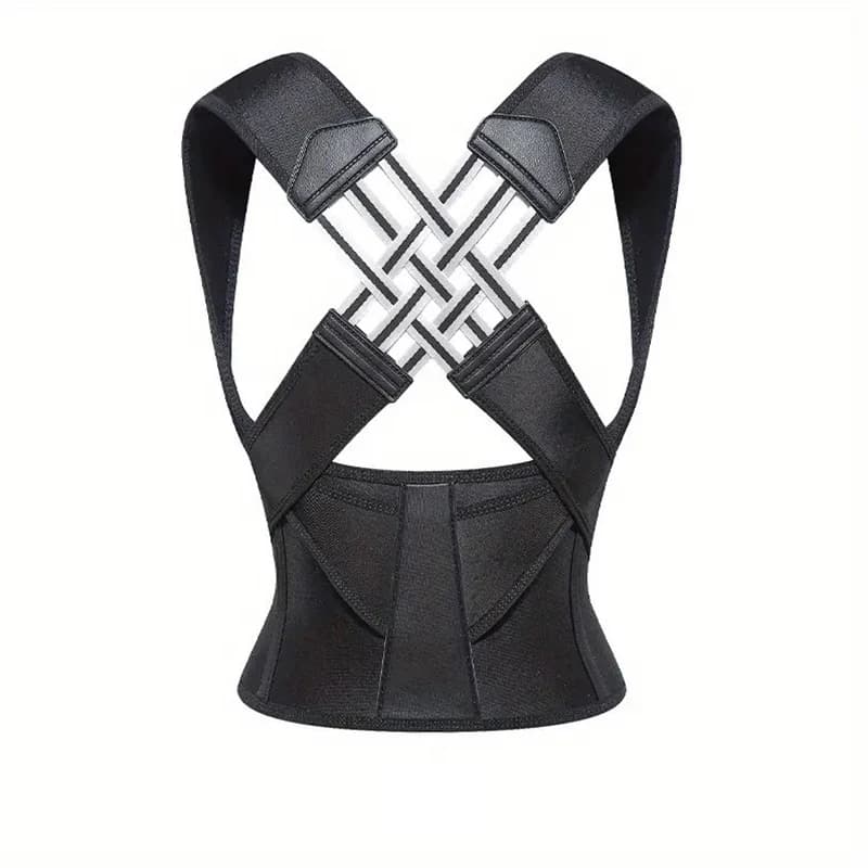 Correcteur de posture pour le dos, pour hommes et femmes, redresseur d'épaules réglable avec un sout