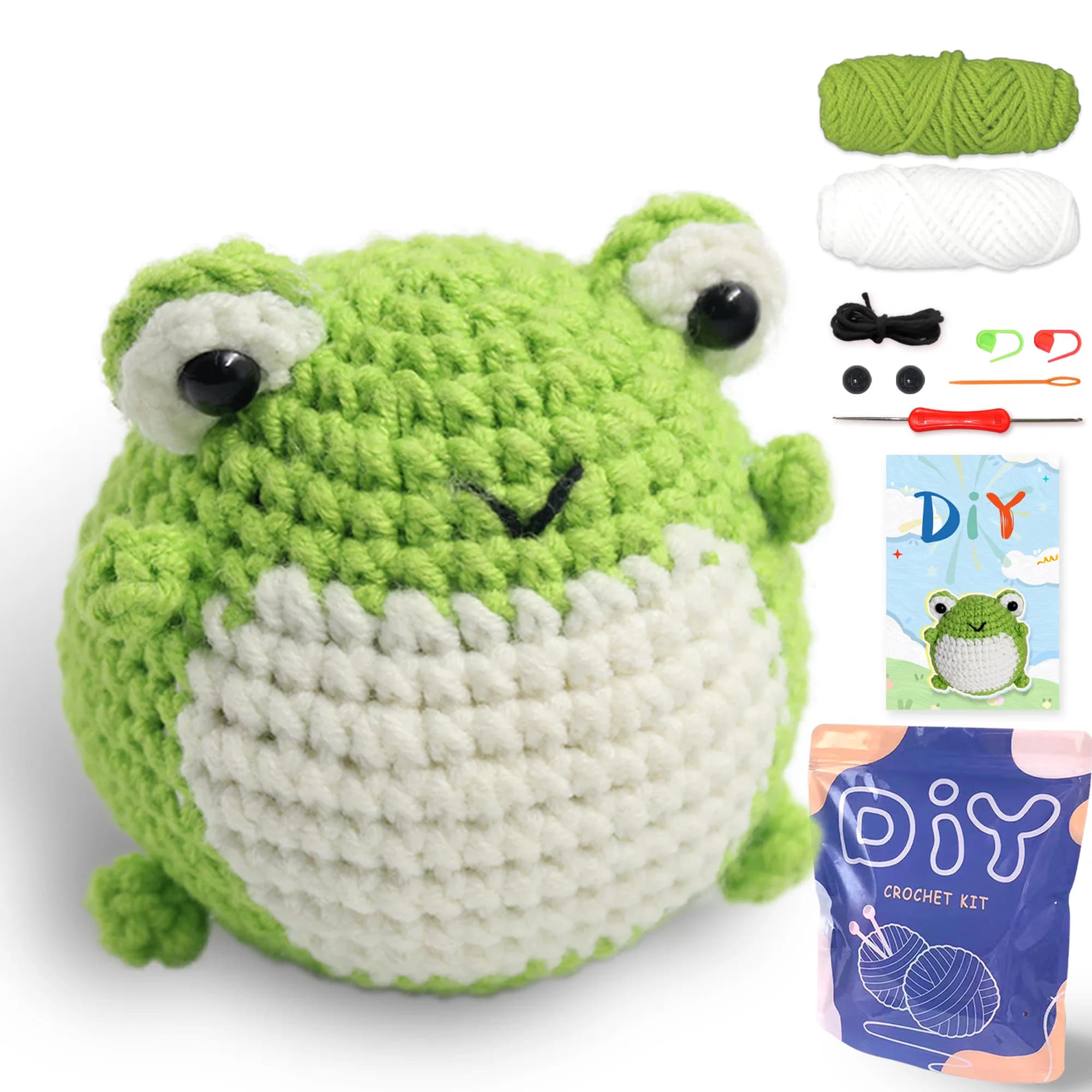 Kit de Crochet Animal sery pour débutants, ensemble de démarrage au Crochet, Kit de Crochet DIY pour