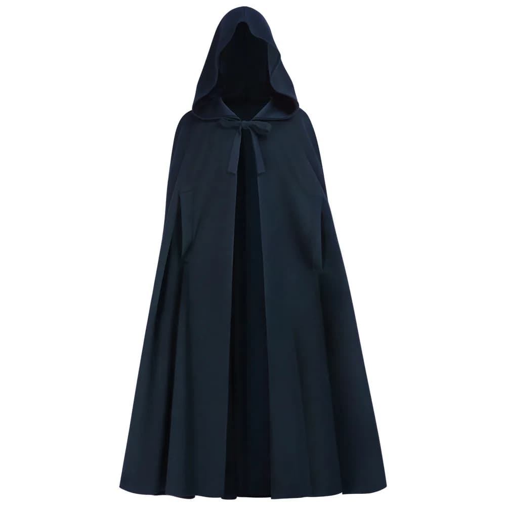 Cape médiévale 2025 automne/hiver Cape en tissu de laine pour hommes et femmes, cape de cosplay elfe