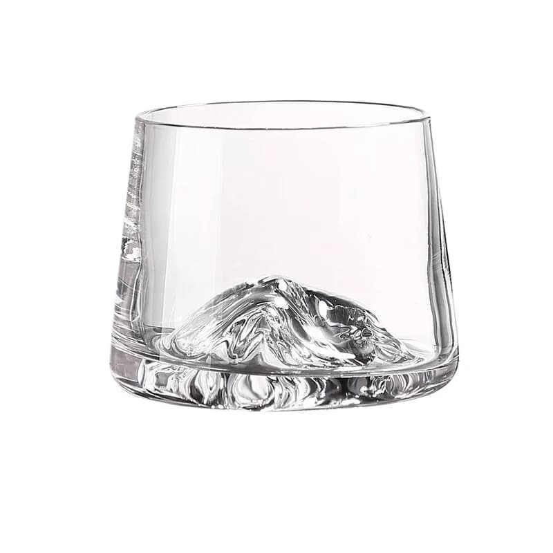 Tasse à whisky en verre de cristal, verre à liqueur japonais, verre à glace transparent, adapté à la