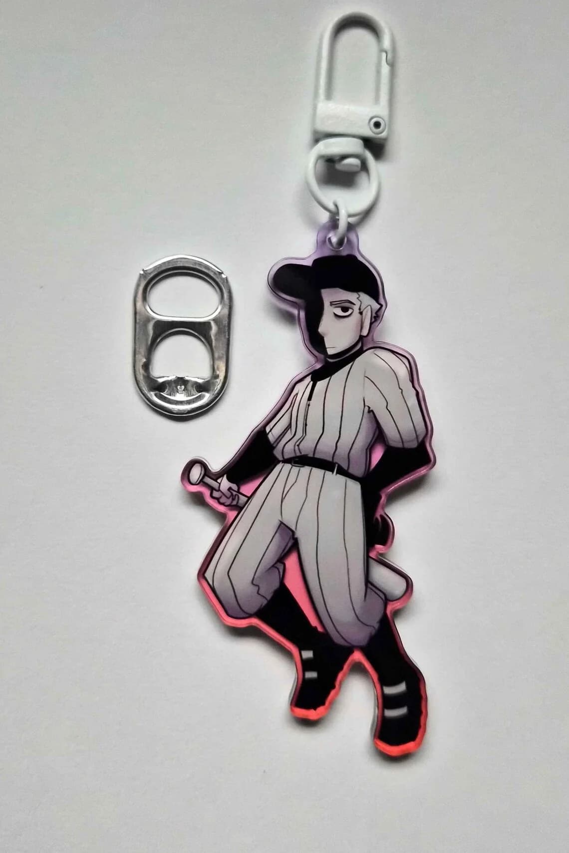 OFF |   Porte-clés double face en acrylique Batterie et Zachary, cadeau pour fan de personnage d'ani